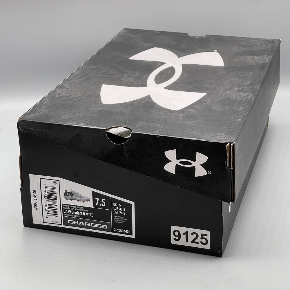 Under Armour Softball Cleats Womens 7.5 Glyde 2.0 MT LE American 3026602 USA - Picture 14 of 14